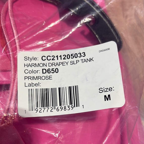 Alice + Olivia Pink Fitted Asymmetrical Camisole - Picture 5 of 5